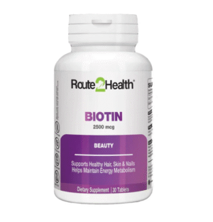 Biotin 2500mcg, 30 Ct - Route2Health