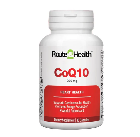 CoQ10 200mg, 30 Ct - Route2Health