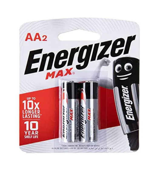 Energizer Max AA Batteries, 2 Ct