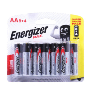 Energizer Max AA Batteries (8+4), 12 Ct