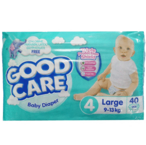 Good Care Baby Diaper Size 4 (Large), 40 Ct