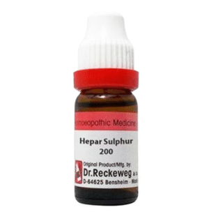 Hepar Sulphuris 200, 11ml - Dr. Reckeweg