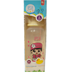 IPSA Feeding Bottle with Ezee Latch Nipple (802), 240ml
