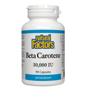 Natural Factors Beta Carotene Provitamin A 30,000 IU, 90 Ct