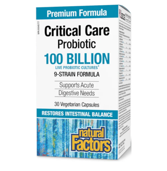 Natural Factors Critical Care Probiotic 100 Billion, 30 Ct