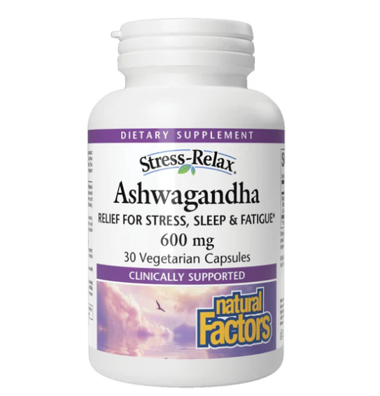 Natural Factors KSM-66 Ashwagandha 600mg, 30 Ct