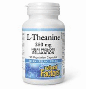 Natural Factors L-Theanine 250mg, 90 Ct
