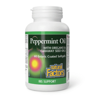 Natural Factors Peppermint Oil, 60 Ct