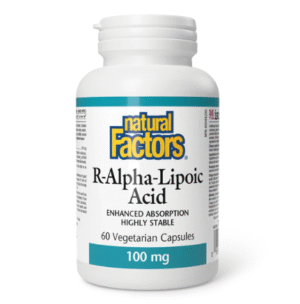 Natural Factors R-Alpha-Lipoic Acid 100mg, 60 Ct