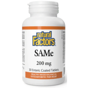 Natural Factors SAMe 200mg, 30 Ct