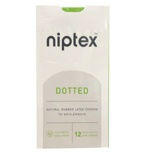 Niptex Dotted Condoms, 12 Ct