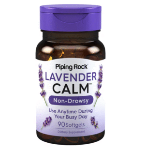 Piping Rock Lavender Calm Softgel Capsule,- 90Ct