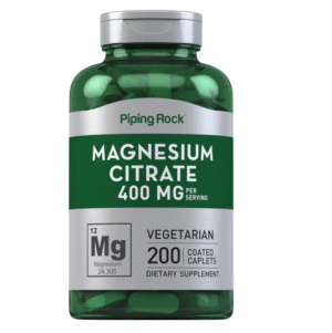 Piping Rock Magnesium Citrate 400 mg, 200 Ct