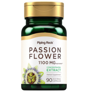 Piping Rock Passion Flower Extract 1100mg, 90Ct
