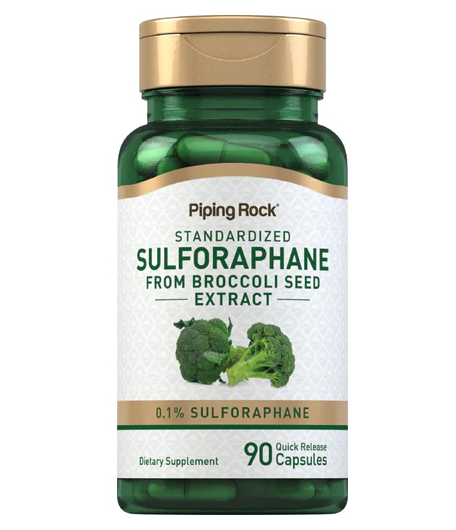 Piping Rock Sulforaphane from Broccoli Seed Extract,-90Ct