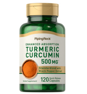 Piping Rock Turmeric Curcumin 500mg, 120Ct