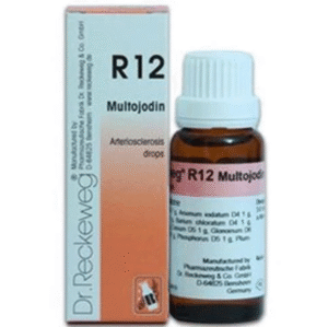 R12 Multojodin Drops For Arteriosclerosis - Dr. Reckeweg