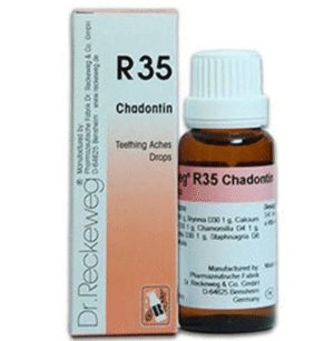 R35 Chadontin Drops for Teething Aches - Dr. Reckeweg