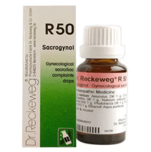 R50 Sacrogynol Drops for Gynaecological Sacroiliac Complaints - Dr. Reckeweg