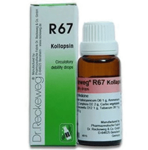 R67 Kollapsin Drops For Circulatory Debility - Dr. Reckeweg