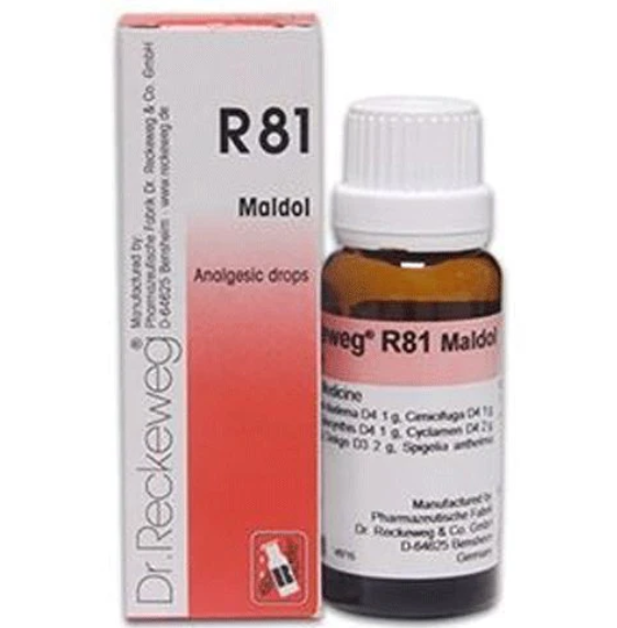 R81 Maldol Drops for Analgesic - Dr. Reckeweg