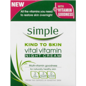 Simple Kind to Skin Vital Vitamin Night Cream, 50ml