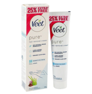 Veet Pure Hair Removal Cream for Sensitive Skin, 63g
