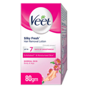 Veet Silky Fresh Hair Removal Lotion for Normal Skin, 80g