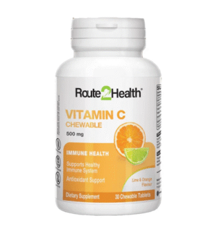Vitamin C 500mg Chewable Tablets, 30 Ct - Route2Health
