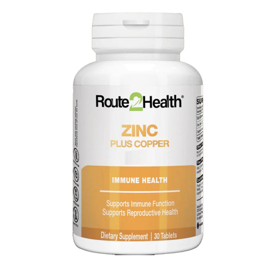 Zinc Plus Copper, 30 Ct - Route2Health