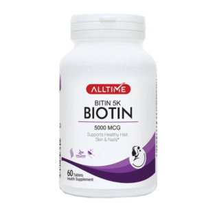 Alltime Bitin 5K (Biotin 5000mcg), 60 Ct