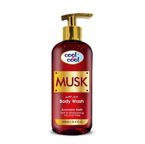 Cool & Cool Musk Body Wash Aromatic Bath 500ml 1Ct