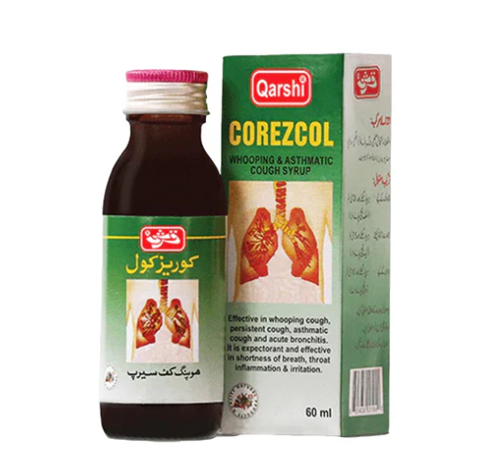 Corezcol Cough Syrup, 60ml - Qarshi