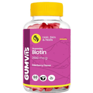 Gumvits Biotin 2500mcg Gummies, 60 Ct