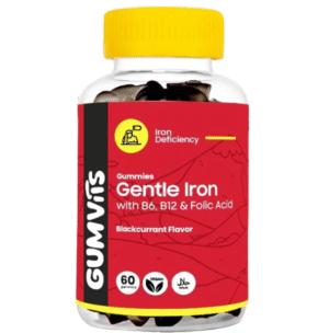 Gumvits Gentle Iron Gummies, 60 Ct