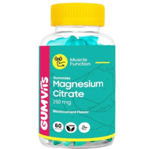 Gumvits Magnesium Citrate 250mg Gummies, 60 Ct