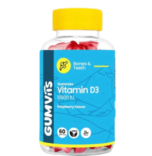 Gumvits Vitamin D3 10000 IU Gummies, 60 Ct