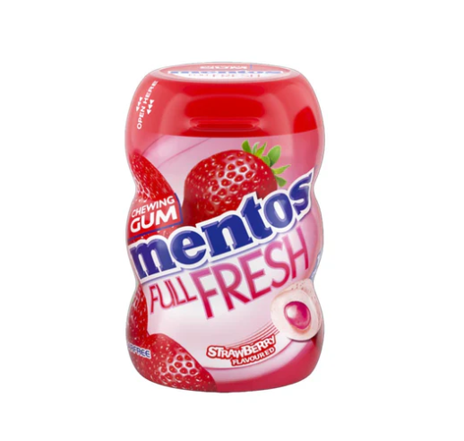 Mentos Pure Fresh Strawberry Chewing Gum, 10 Ct