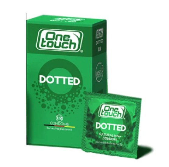 One Touch Dotted Condoms, 12 Ct