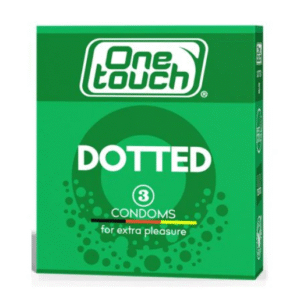 One Touch Dotted Condoms, 3 Ct