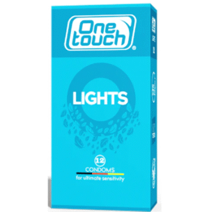 One Touch Lights Condoms 12Ct