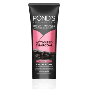 Pond's Bright Miracle Activated Charcoal Facial Foam, 100g