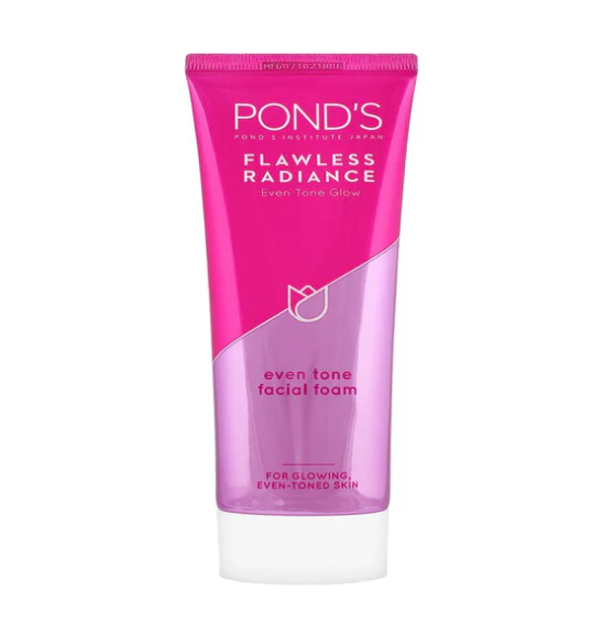 Pond's Flawless Radiance Even Tone Glow Facial Foam, 100g