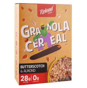 Reload Butterscotch & Almond Granola Cereal, 350g