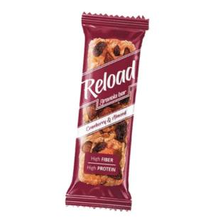 Reload Cranberry & Almond Granola Bar 30g, 1 Ct