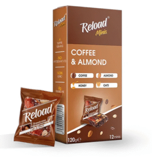 Reload Minis Coffee & Almond Granola Bar 120g, 1 Ct