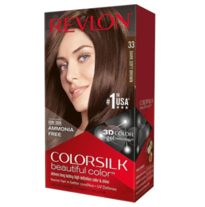Revlon Colorsilk Hair Color (33 Dark soft Brown), 1 Ct