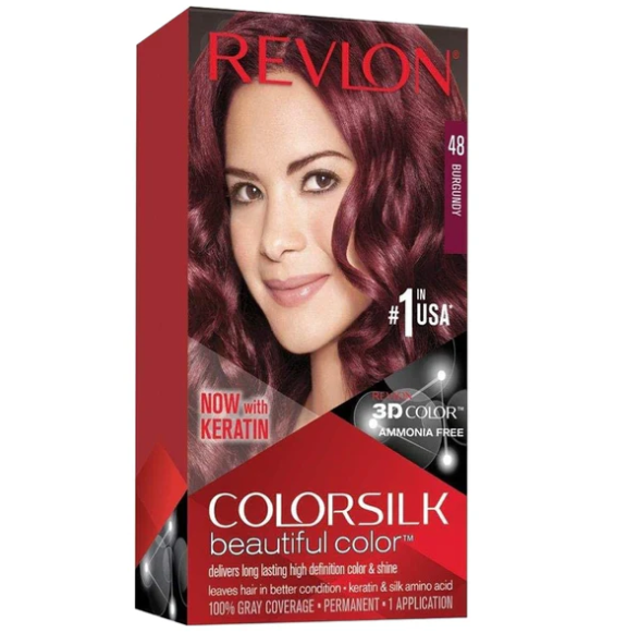 Revlon Colorsilk Hair Color (48 Burgundy), 1 Ct