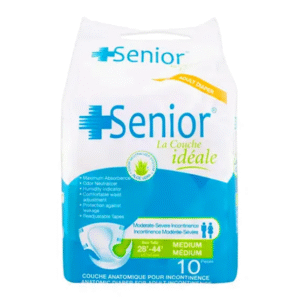 Senior Adult Diapers (Medium), 10 Ct