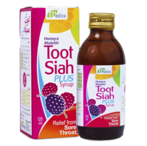 Toot Siah Plus Syrup (Honey & Mulethi), 120ml - Medics